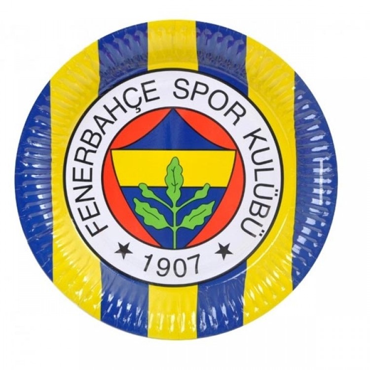 Fenerbahçe Temalı Karton Tabak 8 Adet