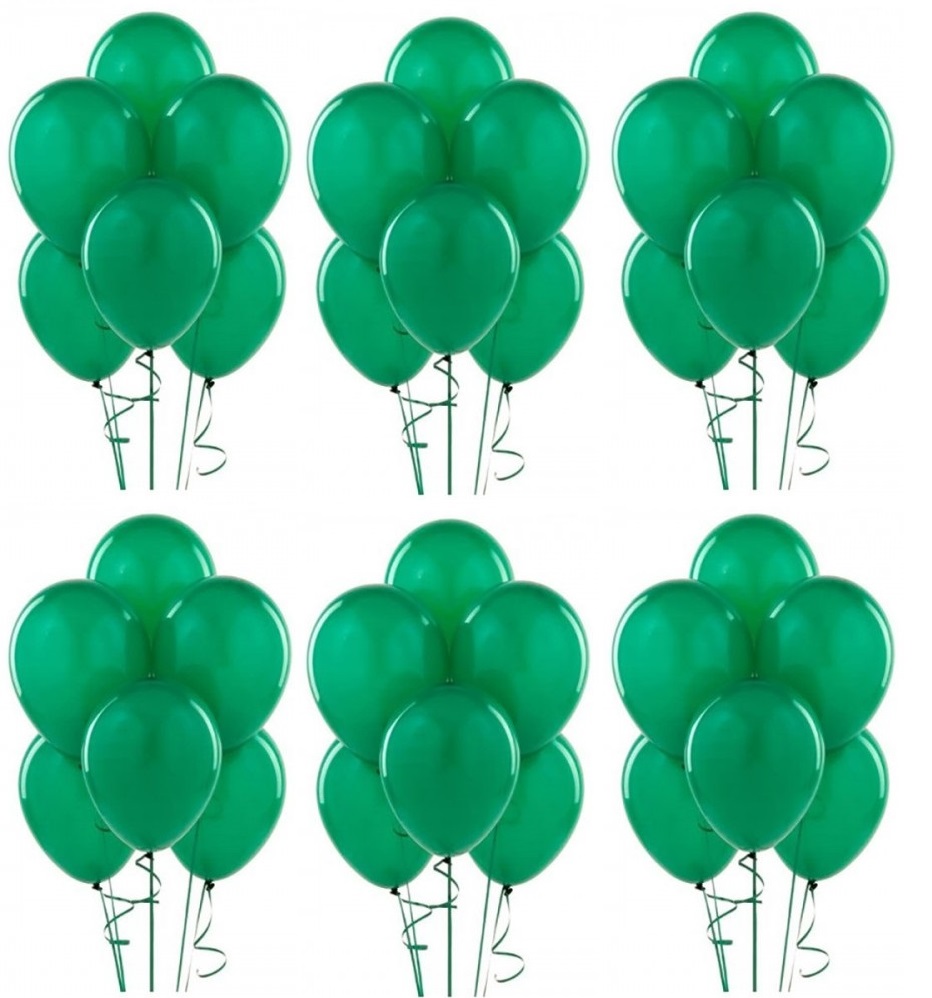 Koyu Yeşil Metalik Sedefli Lateks Balon 100 Adet