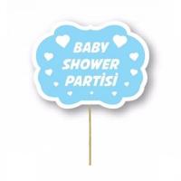 Erkek Baby Shower Partisi Konuşma Balonu