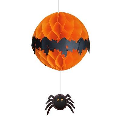 Halloween  Örümcek Figürlü Petek Süs
