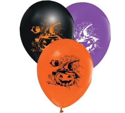 Halloween Baskılı Balon