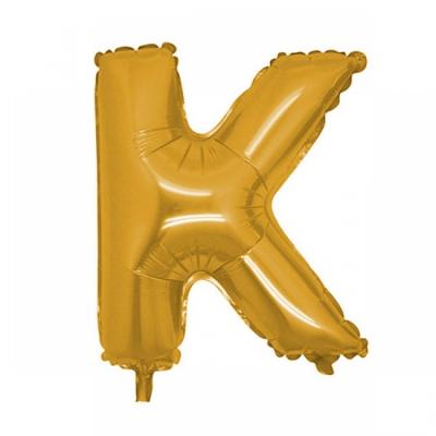 K Harf Gold Folyo Balon 76cm