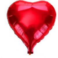 Kalp Folyo Kırmızı Balon - 55 cm