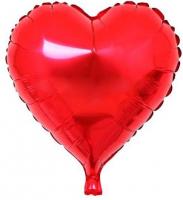 Kalp Folyo Kırmızı Balon 55 cm