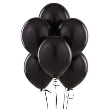 Siyah Lateks Balon 5 Adet