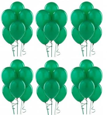 Koyu Yeşil Metalik Sedefli Lateks Balon 100 Adet