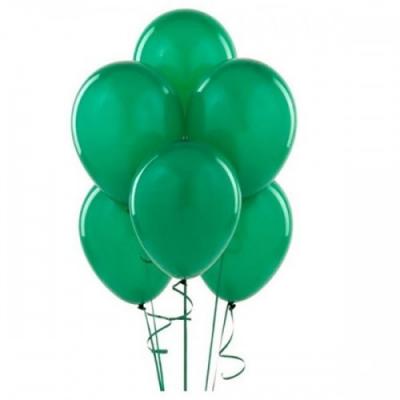 Koyu Yeşil Metalik Sedefli Lateks Balon 5 Adet