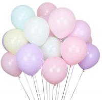 Macaron Soft Renkler Karışık Balon 10 lu0