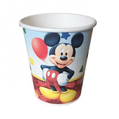 Mickey Mouse Temalı Bardak - 8 Adet