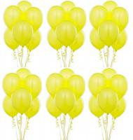 Sarı Metalik Sedefli Lateks Balon 100 Adet
