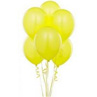 Sarı Metalik Sedefli Lateks Balon 5 Adet