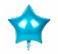 Yıldız Açık Mavi Folyo Balon - 40 cm
