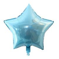 Yıldız Açık Mavi Folyo Balon - 55 cm