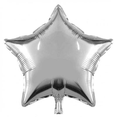 Yıldız Gümüş Folyo Balon - 55 cm