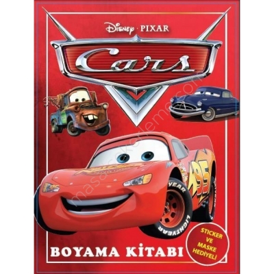 Cars Arabalar Boyama Kitabı Stickerlı (16 Sayfa)