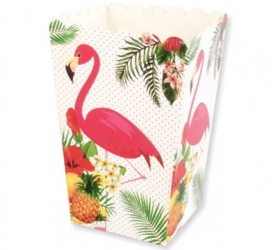 Flamingo Pop corn - Mısır Kutusu  10 Adet