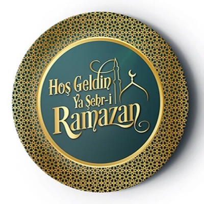 Hoş Geldin Ramazan Karton Tabak 8 li
