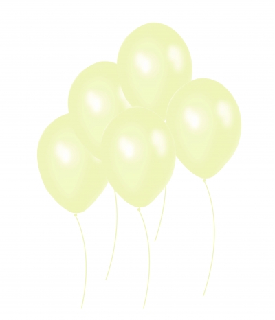 Beyaz Lateks Balon 5 Adet