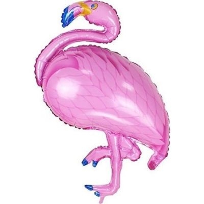 Pembe Flamingo Folyo Balon