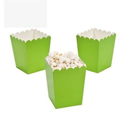 Yeşil Düz Popcorn Kutusu