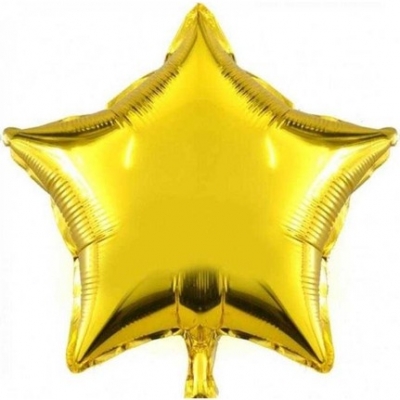 Yıldız Gold Folyo Balon - 55 cm